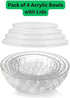 Salad Bowls with Lids 4pc Set