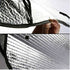 Standard Chrome Double Bubble Folding Accordion Auto Windshield Sun Shade