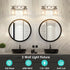 2-Light Modern Bathroom Light Fixtures Vanity Lights Brushed Nickel