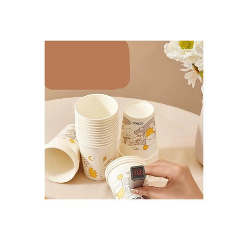 High Quality Disposable Paper Cups, Pack of 50