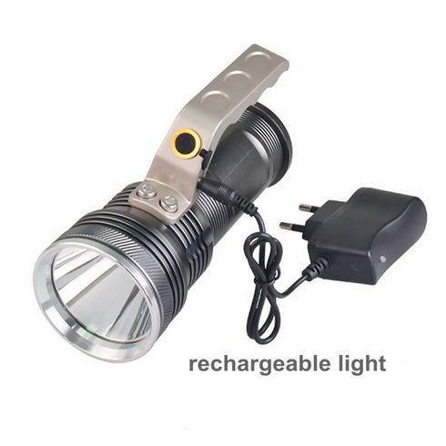 USB Rechargeable Aluminum Alloy Tactical Flashlight