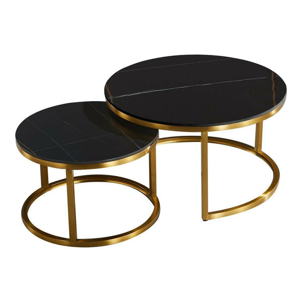 Drew Marble Top Nesting Coffee Tables