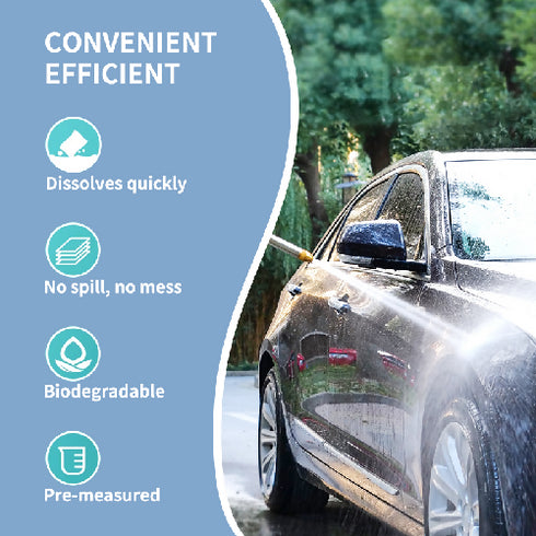 Friendly Concentrated Car Wash Shampoo Sheet Car Shampoo Stain Remover.