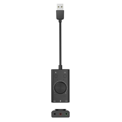 USB External Sound Adapter With Volume Control