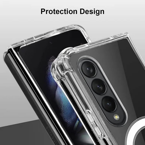 Wireless Charging Supported Back Cover for Samsung Galaxy Z Fold 3