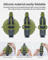 Camping Collapsible Water Bottle | Portable Compass Silicone Hydration Flask 580ml