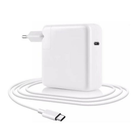87W USB-C MagSafe MacBook Charger - White