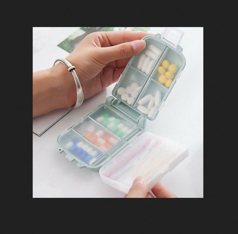 Pill Organizer Box - Blue