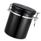1500ML Stainless Steel Coffee Storage Canister - Black
