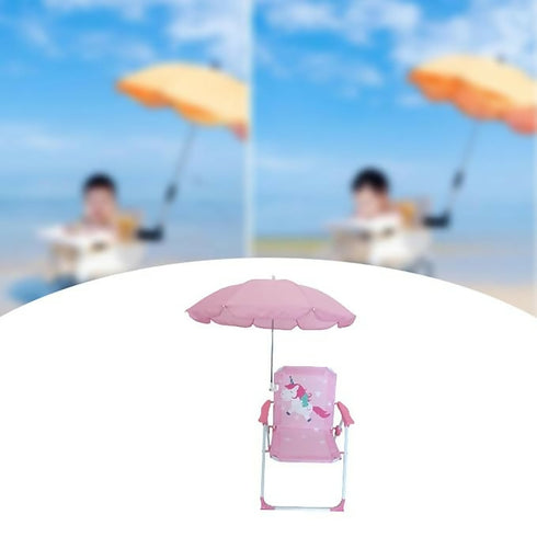 Kids Outdoor Beach Chair with Umbrella