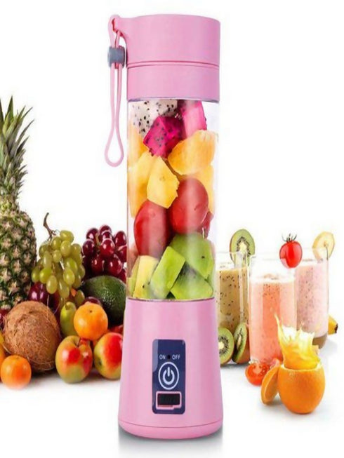 Pink Rechargeable Juice Blender