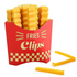 Fries Clips-12 French-Fries-Shaped Bag Clips to Seal Opened Food Packages