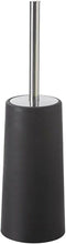 Toilet Brush with Stainless Steel Handle - Black