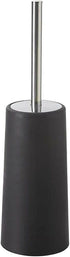 Toilet Brush with Stainless Steel Handle - Black