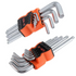 9pcs Hex Key Wrench Set Allen L Double-End Screwdriver Ball Star