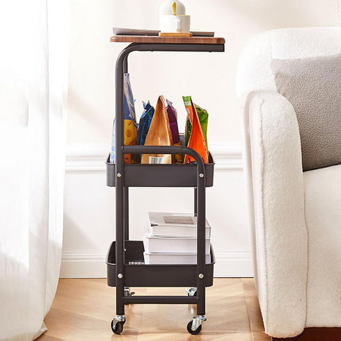 2 Tier Kitchen Storage Trolley