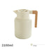 2100ML Japanese Stainless Steel Kettle Wooden Handle Durable Insulated Water Pot for Cold Vacuum Flasks Thermoses