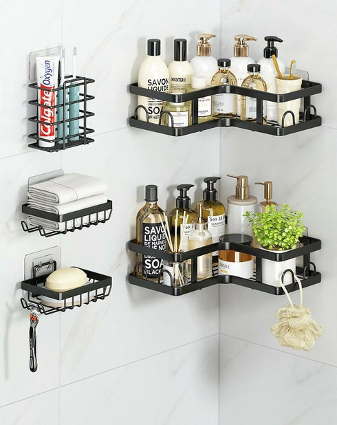 BPA 5 Pack Corner Shower Caddy