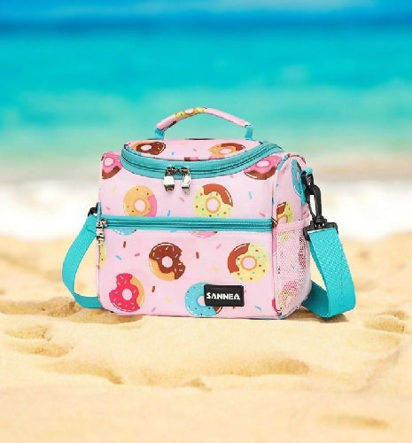 Small Lunch Bag with Shoulder Strap