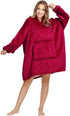 Unisex Oversized Sherpa Wearable Blanket Hoodie