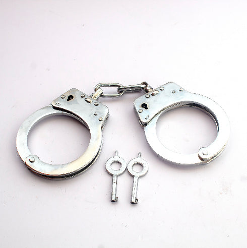 Metal Carbon Steel Handcuffs Double Locking System.