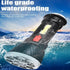 Rechargeable Flashlight With Magic Ball Stage Light