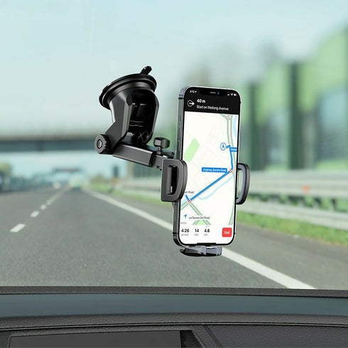 One Button Centre Console Suction Cup Phone Holder - BH53