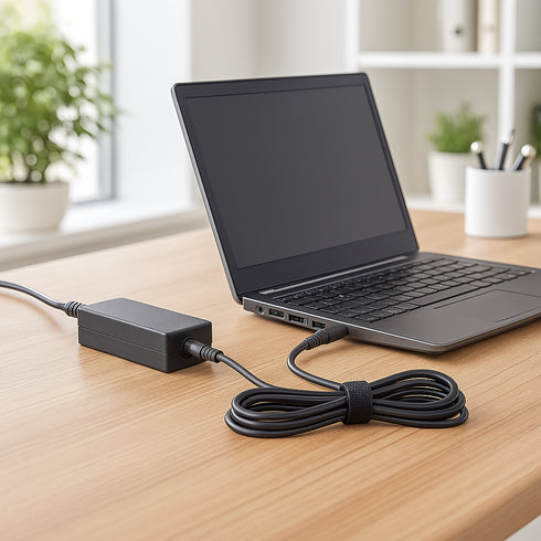 Laptop Charger 65W Compatible with Del - Small Pin 19.5V 3.34A Power Adapter 4.5x3.0mm