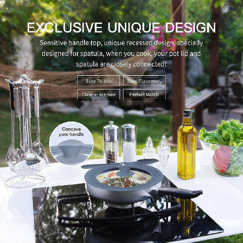 Universal Glass Round Pot Lid - 16, 18, 20cm