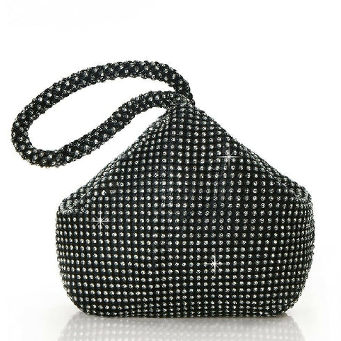 Shiny Triangle Rhinestone Evening Bag