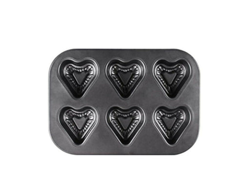 W-504 6-Hole Heart Shaped Mold