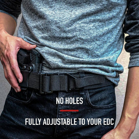 Men's Outdoor Tactical Belt Metal Alloy Buckle Military Belt