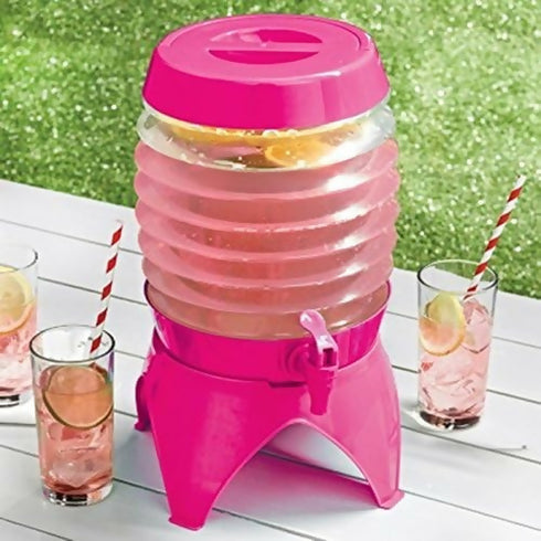 Collapsible Plastic Drinks Dispenser