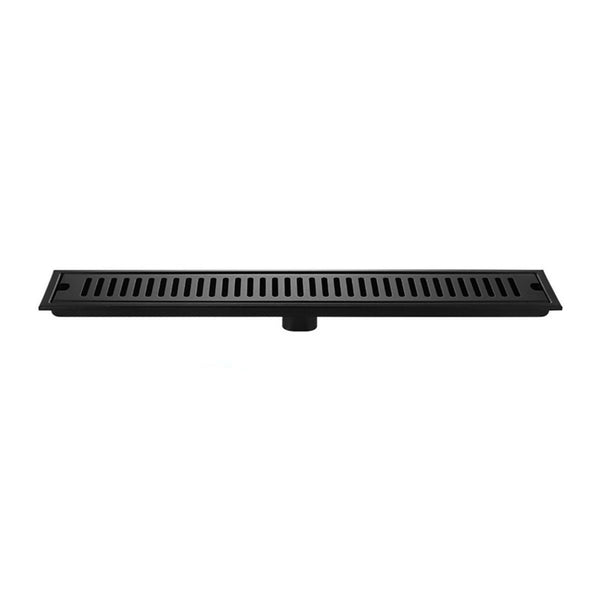 Black Linear Rectangular Floor Drain : 600x100mm