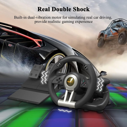 PXN - V3 Pro/V3II Essential Series Racing Game Steering Wheel set