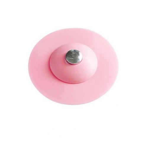 Press Type Sink Stopper - Pink