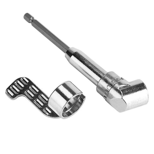 Steel 105 Angle Hex Screwdriver Holder Power Drill Bit Extension Adaptor