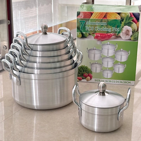14pcs Aluminum Cookware Set