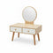 Tabletop Vanity Mirror with Drawer Storage Small Dressing Organizer-7019