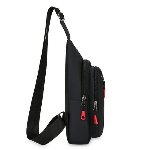 New Design Nylon Waterproof USB Port Fashionable Shoulder Bag.