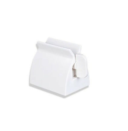 Toothpaste Tube Squeezer Holder Manual Rotate Dispenser – White