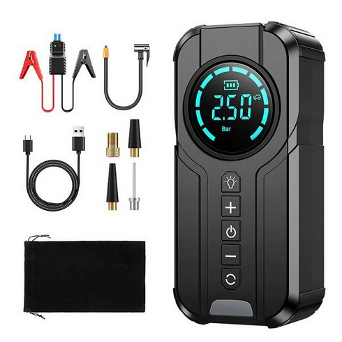 2 in 1 Portable 12V Car Jump Starter And 180psi Tyre Air Pump