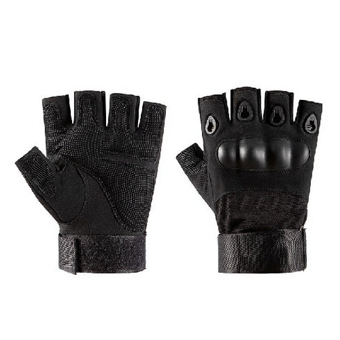 Outdoor Riding Sports Half Finger Hiking Hunting and Camping Accessories Nylon Tactical Gloves.