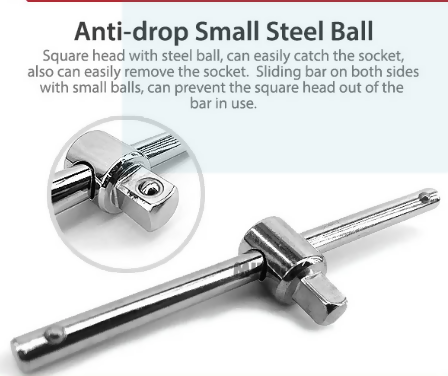 SADAGOOD CRV 9PCS 1/4" RATCHET HANDLE