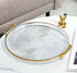 Serving Tray with Golden Handles