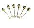 Stainless Steel Creative Leaf Tasting Dessert Forks