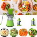 Shredder Tabletop Drum Grater with 3 Interchangeable Drums (Green)