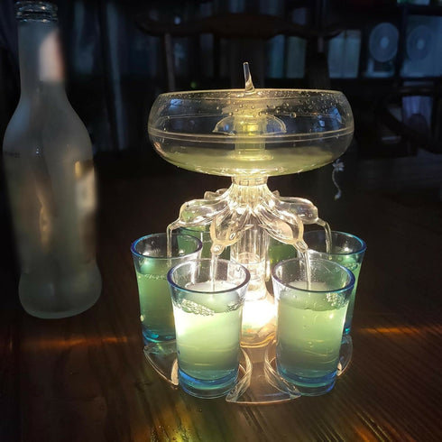 Shot Dispenser, Cocktail Dispenser, 6 Shot Glass Dispenser