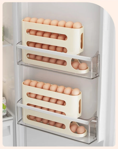 4 Tiers Fridge Egg Rack for Refrigerator