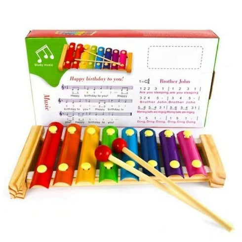 Kids Xylophone Wooden Educational Musical Toy